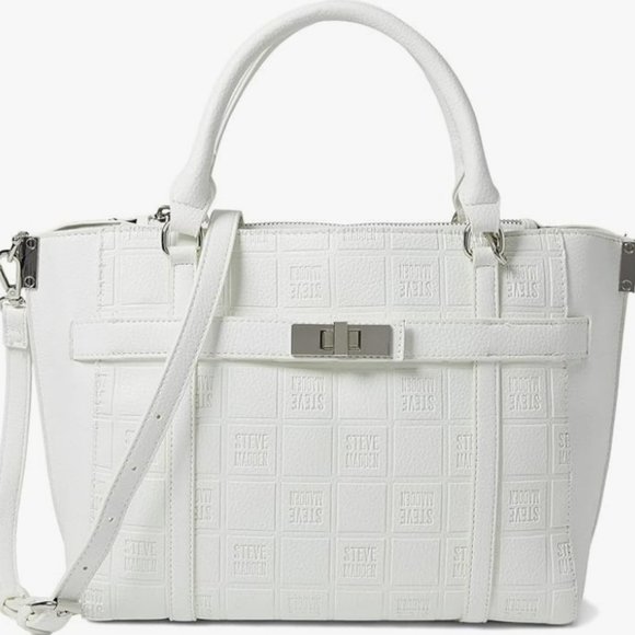 Steve Madden Merit Logo Satchel - Picture 1 of 11